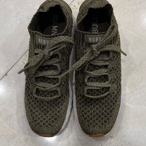 NOBULL Men's Olive Knit Sneakers